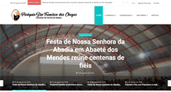 Desktop Screenshot of paroquiasaofranciscorio.com.br
